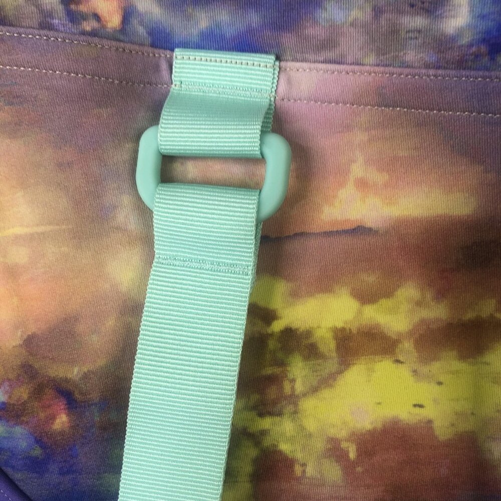 Lululemon Leggings Womens 6 Multicolor Tie Dye Cropped Zip Pockets Athleisure - Picture 15 of 16
